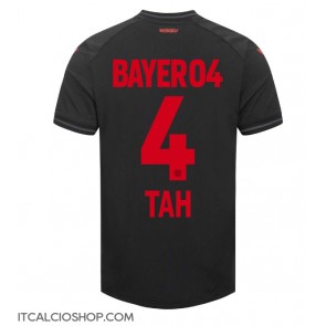 Bayer Leverkusen Jonathan Tah #4 Prima Maglia 2023-24 Manica Corta